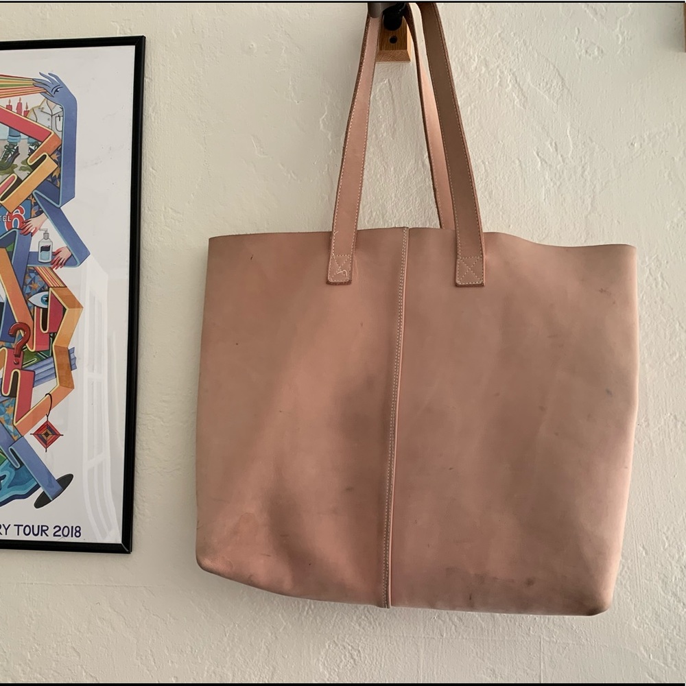 Zwina Habibi Pink Suede Tote